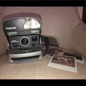 Polaroid One Step Silver Express Instant Camera